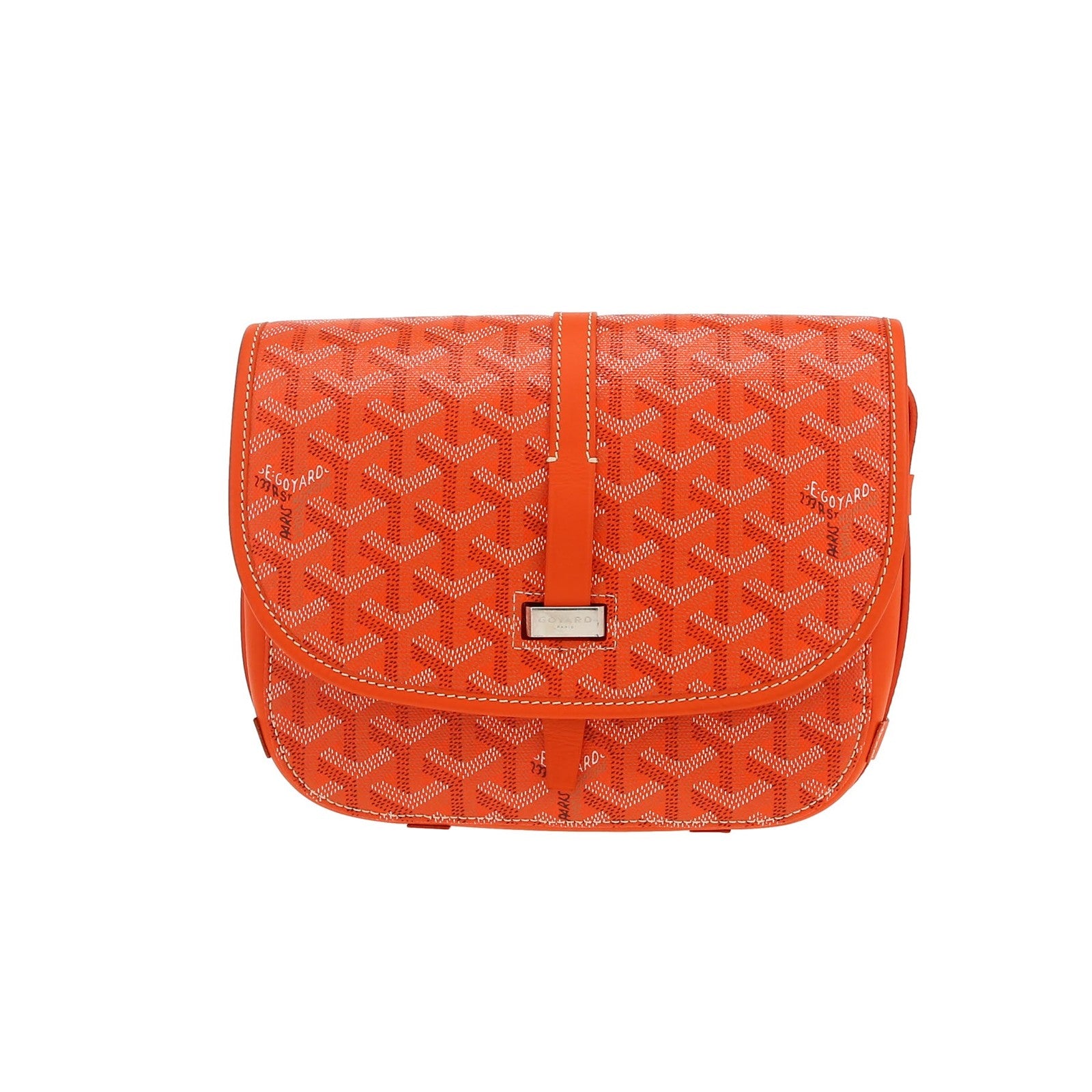 Bandolera Goyard - Naranja - detalle